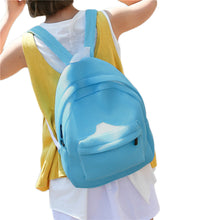 Simple Men Women Mesh Backpack Solid See-Through Zipper Small Bag Casual Speedy Bag Portable Travel Bag Rugzak Vrouwen SM6