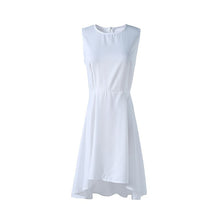 Slim Women Girls Casual Sleeveless Party Wedding Irregular Chiffon Dress SM6