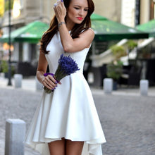 Slim Women Girls Casual Sleeveless Party Wedding Irregular Chiffon Dress SM6