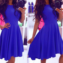 Slim Women Girls Casual Sleeveless Party Wedding Irregular Chiffon Dress SM6