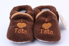 Soft Cozy Baby Toddler Shoes Kids Boy Girls HeartLetter Pattern Warm Crib First Walkers Skid-proof Shoes 0-1YSM6
