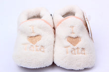 Soft Cozy Baby Toddler Shoes Kids Boy Girls HeartLetter Pattern Warm Crib First Walkers Skid-proof Shoes 0-1YSM6