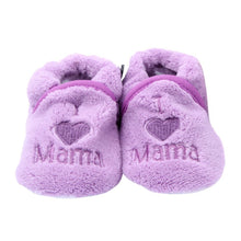 Soft Cozy Baby Toddler Shoes Kids Boy Girls HeartLetter Pattern Warm Crib First Walkers Skid-proof Shoes 0-1YSM6