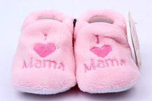Soft Cozy Baby Toddler Shoes Kids Boy Girls HeartLetter Pattern Warm Crib First Walkers Skid-proof Shoes 0-1YSM6