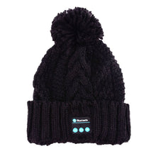Soft Warm Beanies Hats for Women Wireless Bluetooth Smart Caps Headphone Headset Speaker Mic SM6