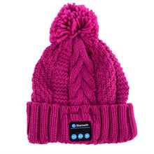 Soft Warm Beanies Hats for Women Wireless Bluetooth Smart Caps Headphone Headset Speaker Mic SM6