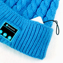 Soft Warm Beanies Hats for Women Wireless Bluetooth Smart Caps Headphone Headset Speaker Mic SM6