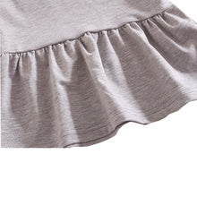 Kids Girls Dresses Long Sleeve Toddler Children Baby Girl O-neck Ruffles Princess Dress Clothes SM6