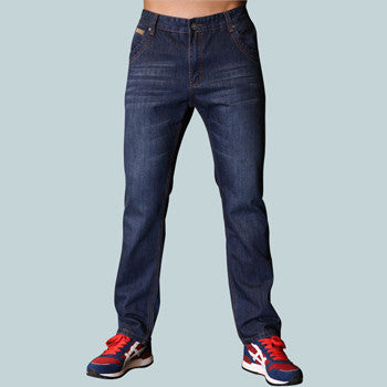 Straight Men Jeans Classic Denim Trousers Men Fall Men Jeans Cotton Jeans Slim 30-46 SM6