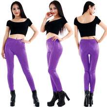 Style Sexy Fashion Ladies Women's Faux Leather Leggings Stretchy Pants TrousersSM6