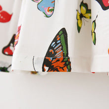 Stylish Baby Children Tunic Dress Toddler Girl Long Sleeve Butterfly Outfits SM6