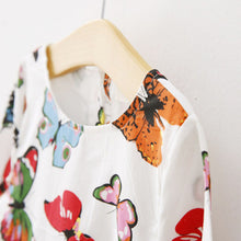 Stylish Baby Children Tunic Dress Toddler Girl Long Sleeve Butterfly Outfits SM6