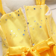 Baby Girls Kids Sequin Sunflower Birthday Wedding Bridesmaid Strape Dress 1-4Y SM6