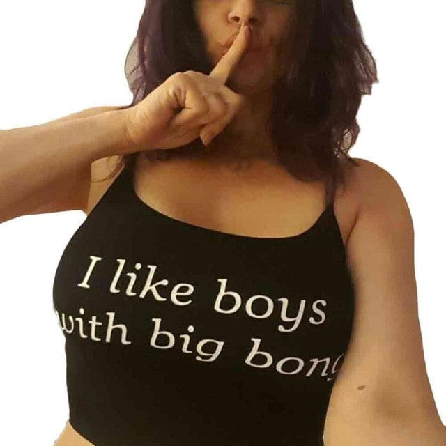 Camis Women Letter Strap Sexy Wrapped Chest Letter Print Sleeveless Short Tank Crop Top Womens #63 SM6