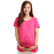 Casual Funny Maternity Nursing Women T-shirts Tops Blouse Pregnant Clothes 30 ColorsSM6