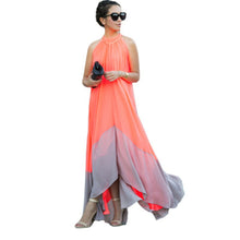 Chiffon Boho Long Maxi Evening Party Dress Women Beach Dresses S-XL SM6