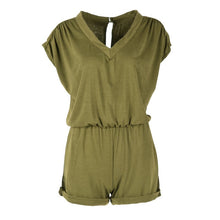 Cosy Sexy Women's V Neck Mini Playsuit Ladies Jumpsuit Party Shorts Beach Shorts Femme SM6