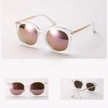 Fashion Oversized Round Sunglasses Unisex Women Men Mirrored Lens Metal Frame Sun Glasses Oculos Feminino SM6