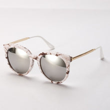 Fashion Oversized Round Sunglasses Unisex Women Men Mirrored Lens Metal Frame Sun Glasses Oculos Feminino SM6
