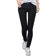 Fashion Women High Waist Jeans Casual Denim Skinny Plus Size Pencil Pants SM6