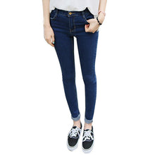 Fashion Women High Waist Jeans Casual Denim Skinny Plus Size Pencil Pants SM6