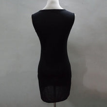 Woman Dress Vestidos Women's Bodycon V-neck Cross Sleeveless Dresses Lady Sexy Slim Mini Pink/Black Dress PY3 SM6