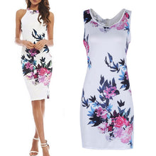 Women Sexy Floral Bodycon Dresses Casual Party Evening Club Short Mini Dress SM6