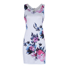 Women Sexy Floral Bodycon Dresses Casual Party Evening Club Short Mini Dress SM6