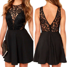 Women Sheer Lace Slim Bodycon Dress Backless Beach Party Club Mini Dress SM6