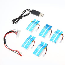 Super Fly Charger Battery Sets 37V 600mAh Lipo Battery 5Pcs Charger for Syma X5C X5A Explorers Quadcopter SM6