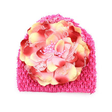 Sweet Baby Kids Girls Flower Knitted Crochet Beanie Toddler Hat Cap PL1 SM6