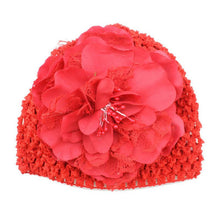 Sweet Baby Kids Girls Flower Knitted Crochet Beanie Toddler Hat Cap PL1 SM6