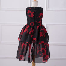 Sweet Flower O Neck Collar Sleeveless Floral Color Infant Baby Girls Dress 3-8Y Toddler Girls Birthday Party Dress PY2 SM6