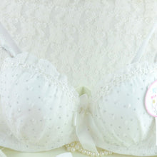 Sweet Girls Sexy Women Lace Bras Bow Push Up Bra Underwired Dot Brassiere 32 34 36 B SM6