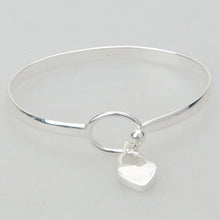 Sweet Peach Heart Bracelets Jewelry charms bracelets   bangles Women Silver Plated jewelry SM6