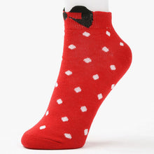 Sweet Women Girls Cute Soft Warm Cotton Polka Dots Bow Short Low Ankle Socks PY3 SM6