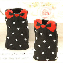 Sweet Women Girls Cute Soft Warm Cotton Polka Dots Bow Short Low Ankle Socks PY3 SM6