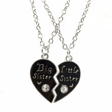Sweet family jewelry-BFF Cute broken heart style big sister middle sister little sister best sister pendant necklace SM6