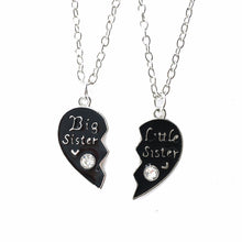 Sweet family jewelry-BFF Cute broken heart style big sister middle sister little sister best sister pendant necklace SM6