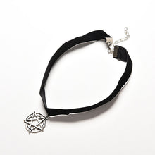 Tibetan Gothic H made with Charm Gothic Pendant For Women Inspired Black 10mm Velvet Ribbon Choker Necklace SM6