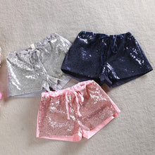 Toddler 2-6 Y Kids Girl Sequins Shorts Short Pants Tie Bow Elastic Waist Trousers PY1 SM6