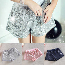 Toddler 2-6 Y Kids Girl Sequins Shorts Short Pants Tie Bow Elastic Waist Trousers PY1 SM6