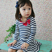 Toddler Kids Girls Dress Cute Cotton Stripe Long Sleeve Princess Clothes New Y2 SM6