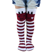 Toddlers Kids Girls Knee High Socks School Cotton Tights Striped Stockings for Girls 1-8Years SM6