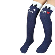 Toddlers Kids Girls Knee High Socks School Cotton Tights Striped Stockings for Girls 1-8Years SM6