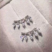 Trendy Silver Plated Crystal Rhinestone Jewelry Ear Cuff Ear Clip Ear Studs Women Earrings SM6