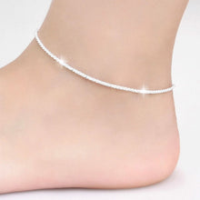 Trendy Silver Plated Hemp Rope Chain Bracelet Anklet Women Jewelry 21CM Silver Foot Jewelry For Women SM6
