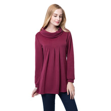 Turtleneck Sweater Women Long Sleeve Cashmere Pullover Lady Sweaters Pleated Button Knit Warm Tops Maglioni Donna SM6