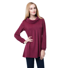 Turtleneck Sweater Women Long Sleeve Cashmere Pullover Lady Sweaters Pleated Button Knit Warm Tops Maglioni Donna SM6