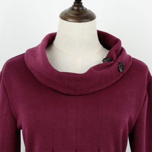 Turtleneck Sweater Women Long Sleeve Cashmere Pullover Lady Sweaters Pleated Button Knit Warm Tops Maglioni Donna SM6